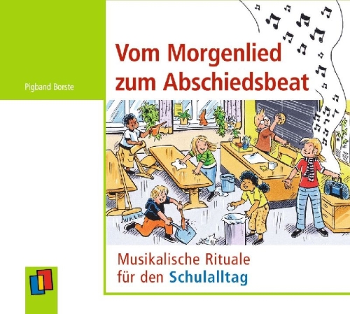 Buchcover und Innenansicht für das Buch: Vom Morgenlied zum Abschiedsbeat