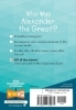 Buchcover und Innenansicht für das Buch: Who Was Alexander the Great?
