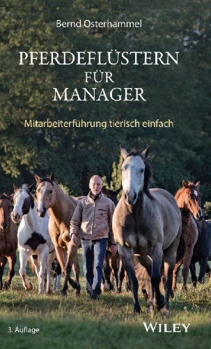 Buchcover und Innenansicht für das Buch: Pferdeflüstern für Manager
