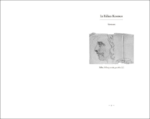 Buchcover und Innenansicht für das Buch: Rainer Maria Rilke oder Das offene Leben