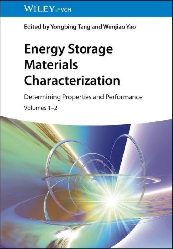 Buchcover und Innenansicht für das Buch: Energy Storage Materials Characterization