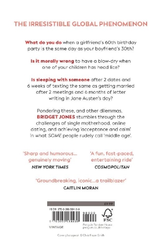 Buchcover und Innenansicht für das Buch: Bridget Jones: Mad About the Boy