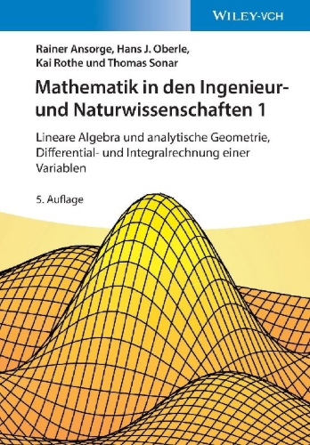 Buchcover und Innenansicht für das Buch: Mathematik in den Ingenieur- und Naturwissenschaften 1