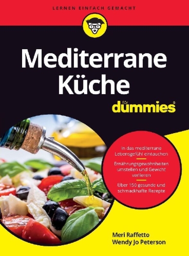 Buchcover und Innenansicht für das Buch: Mediterrane Küche für Dummies