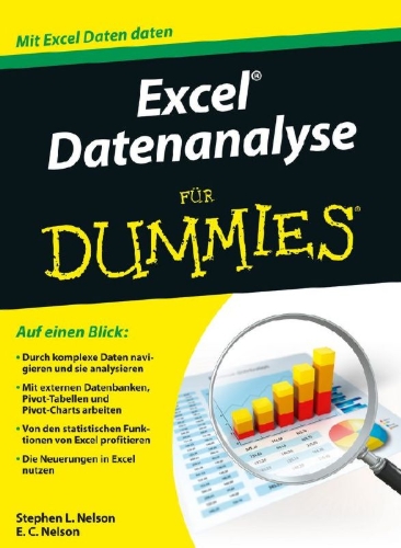 Buchcover und Innenansicht für das Buch: Excel Datenanalyse für Dummies