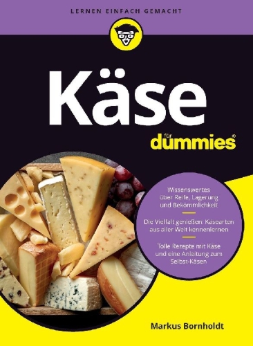 Buchcover und Innenansicht für das Buch: Käse für Dummies