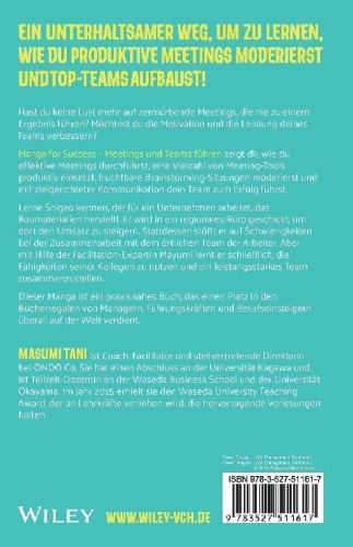 Buchcover und Innenansicht für das Buch: Manga for Success - Meetings und Teams führen