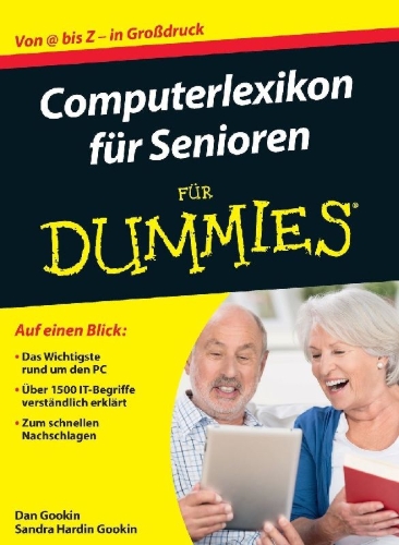 Buchcover und Innenansicht für das Buch: Computerlexikon für Senioren für Dummies