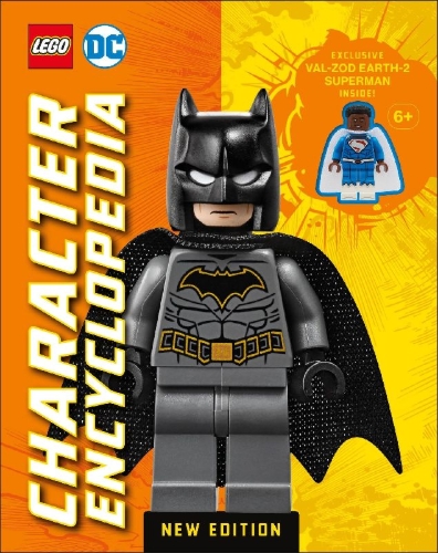 Buchcover und Innenansicht für das Buch: LEGO DC Character Encyclopedia