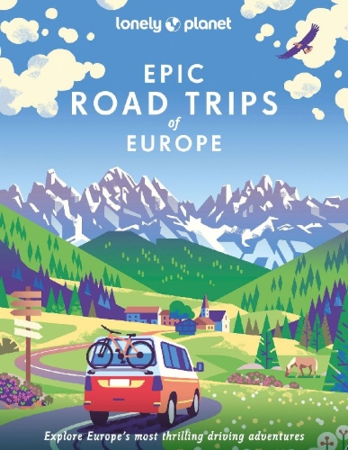 Buchcover und Innenansicht für das Buch: Lonely Planet Epic Road Trips of Europe