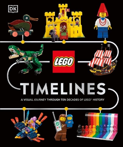 Buchcover und Innenansicht für das Buch: LEGO Timelines