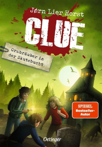 Buchcover und Innenansicht für das Buch: CLUE. Gravrøvergåten