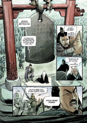 Buchcover und Innenansicht für das Buch: Cixin Liu: Der Kreis (Graphic Novel)