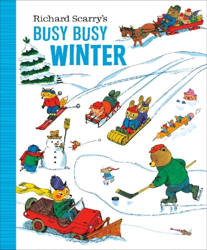 Buchcover und Innenansicht für das Buch: Richard Scarry's Busy Busy Winter