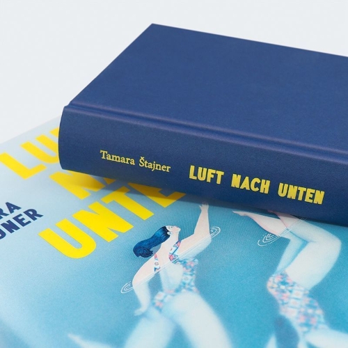 Buchcover und Innenansicht für das Buch: Luft nach unten