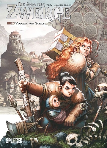 Buchcover und Innenansicht für das Buch: Die Saga der Zwerge. Band 25