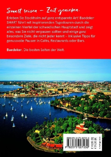 Buchcover und Innenansicht für das Buch: Baedeker SMART Reiseführer Stockholm
