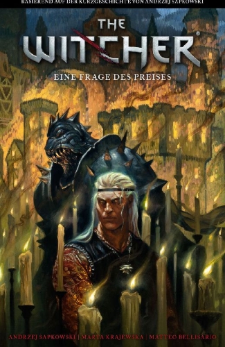 Buchcover und Innenansicht für das Buch: The Witcher: A Question of Price