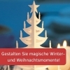 Buchcover und Innenansicht für das Buch: 100 kreative Winter-Papierideen