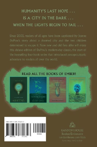 Buchcover und Innenansicht für das Buch: The City of Ember Deluxe Edition