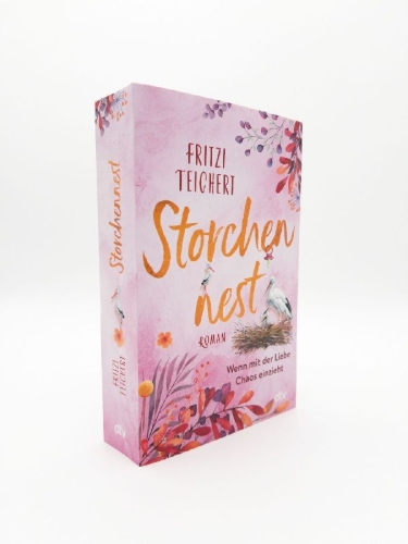 Buchcover und Innenansicht für das Buch: Storchennest - Wenn mit der Liebe Chaos einzieht