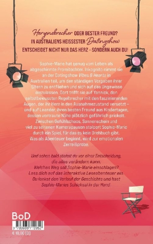 Buchcover und Innenansicht für das Buch: Vibes & Hearts