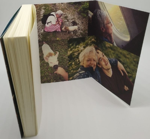 Buchcover und Innenansicht für das Buch: Aitutaki-Blues