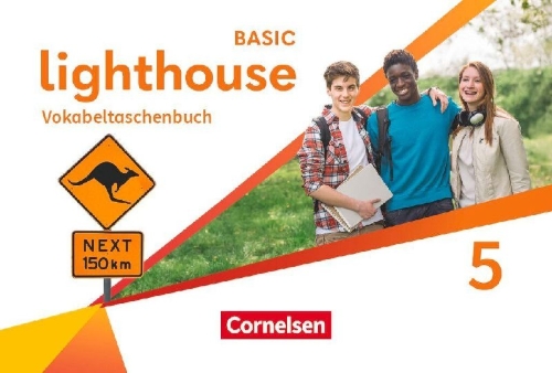 Buchcover und Innenansicht für das Buch: Lighthouse Band 5: 9. Schuljahr - Basic Edition - Vokabeltaschenbuch