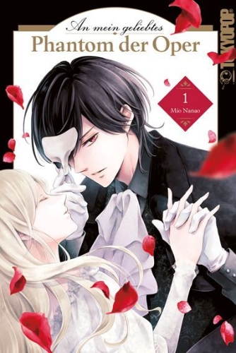 Buchcover und Innenansicht für das Buch: An mein geliebtes Phantom der Oper 01
