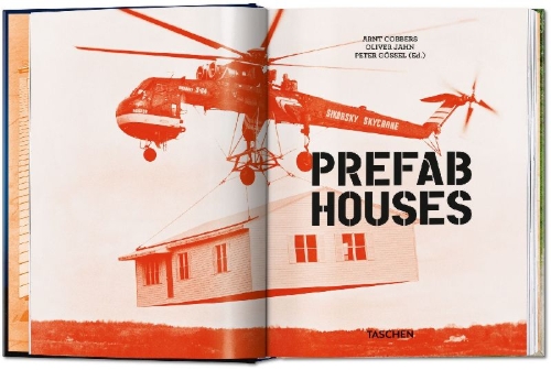 Buchcover und Innenansicht für das Buch: Prefab Houses