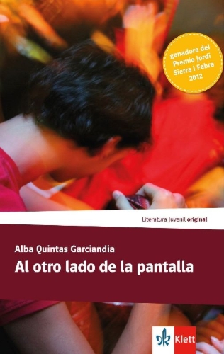 Buchcover und Innenansicht für das Buch: Al otro lado de la pantalla