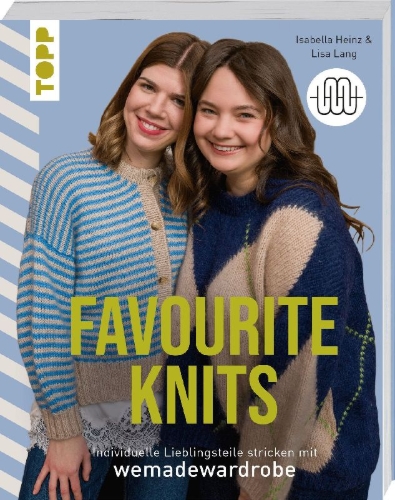 Buchcover und Innenansicht für das Buch: Favourite Knits