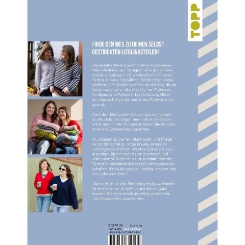 Buchcover und Innenansicht für das Buch: Favourite Knits
