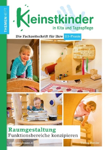 Buchcover und Innenansicht für das Buch: Raumgestaltung - Funktionsbereiche konzipieren