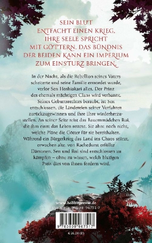 Buchcover und Innenansicht für das Buch: The Book of Fallen Leaves