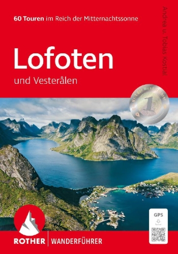Buchcover und Innenansicht für das Buch: Lofoten und Vesterålen