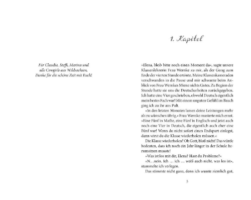 Buchcover und Innenansicht für das Buch: Elena - Ein Leben für Pferde 4: Das Geheimnis der Oaktree-Farm