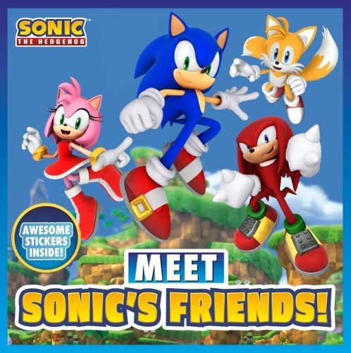 Buchcover und Innenansicht für das Buch: Meet Sonic's Friends!
