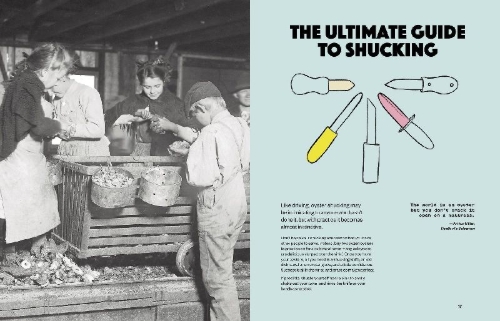 Buchcover und Innenansicht für das Buch: The Joy of Oysters