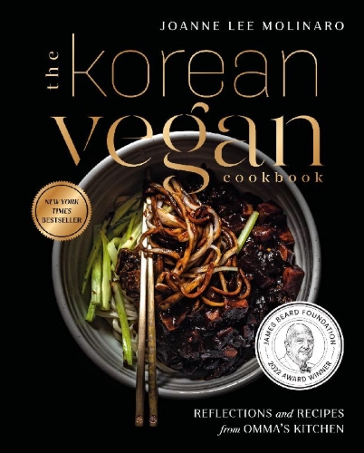 Buchcover und Innenansicht für das Buch: The Korean Vegan Cookbook
