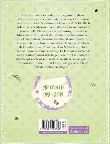 Buchcover und Innenansicht für das Buch: Charlottes Traumpferd 5: Wir sind doch Freunde
