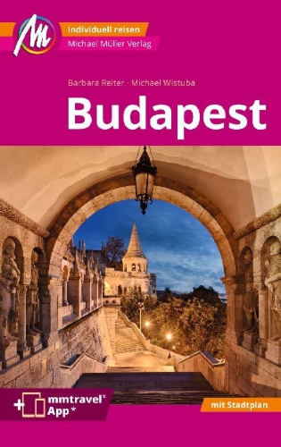 Buchcover und Innenansicht für das Buch: MICHAEL MÜLLER Reiseführer Budapest MM-City