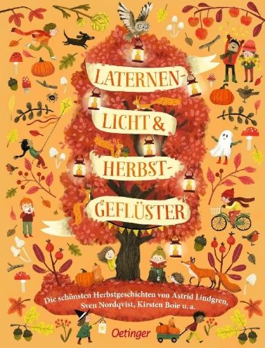 Buchcover und Innenansicht für das Buch: Laternenlicht & Herbstgeflüster