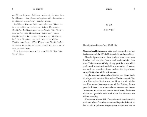 Buchcover und Innenansicht für das Buch: Blackout