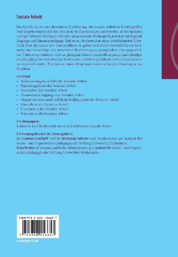 Buchcover und Innenansicht für das Buch: Soziale Arbeit