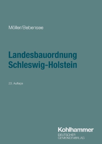 Buchcover und Innenansicht für das Buch: Landesbauordnung Schleswig-Holstein