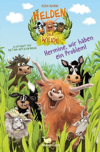 Buchcover und Innenansicht für das Buch: Helden der Weide - Hermine, wir haben ein Problem!