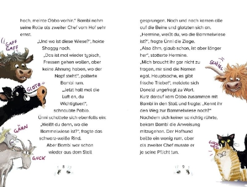 Buchcover und Innenansicht für das Buch: Helden der Weide - Hermine, wir haben ein Problem!