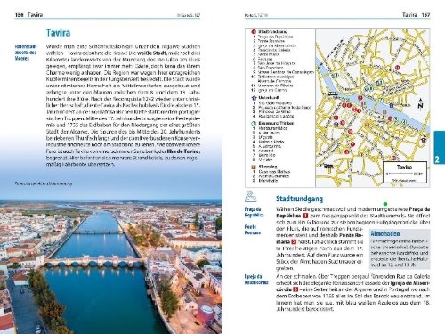 Buchcover und Innenansicht für das Buch: Reise Know-How Reiseführer Portugal kompakt
