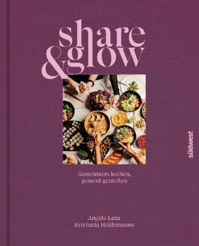 Buchcover und Innenansicht für das Buch: Share & Glow